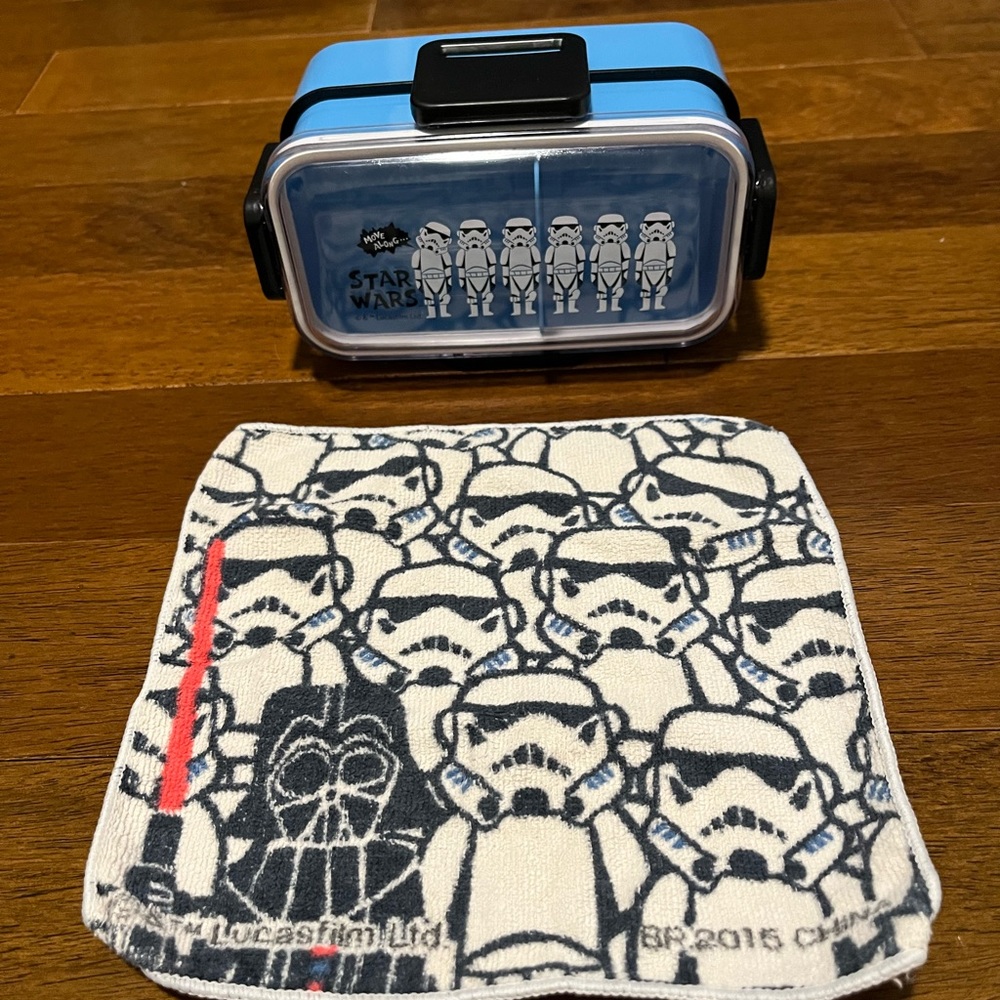 Lucas film Star Wars storm trooper double decker bento